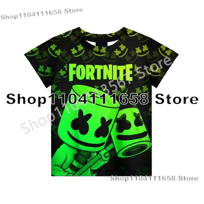 Birthday Gifts 3D Print Banana Peely Team Leader Bear F-Fortnite T Shirt T-shirt Men's Tee Battle Royale Game Summer Tops