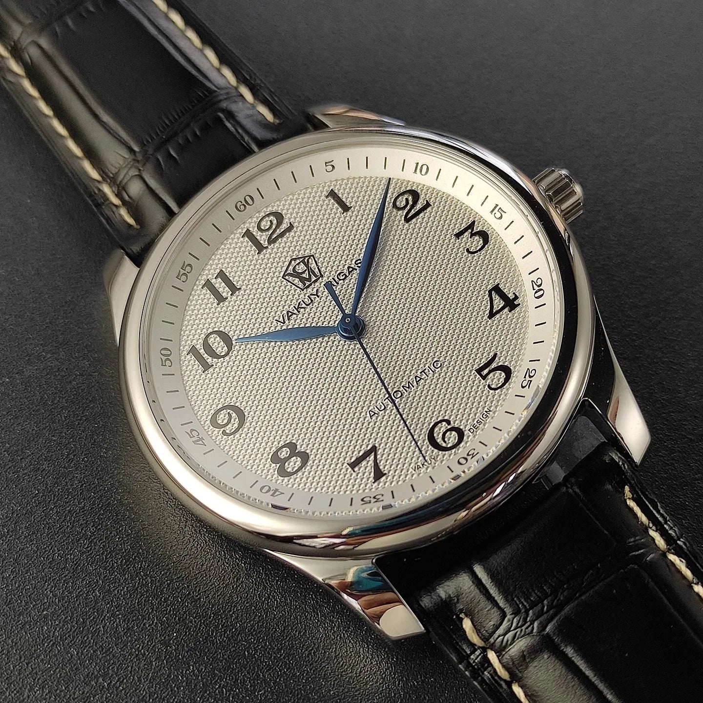 Vakuy Automatic Mechanical Watch Man's Business Auspicious Face Seagull ST2130 Movement Blue Pointer Waterproof Men's Watch