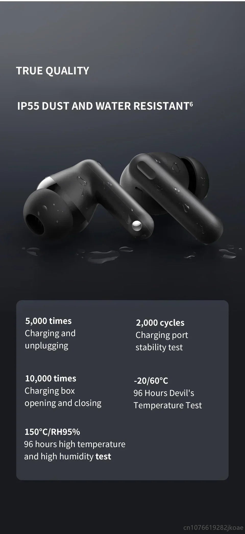 realme Buds T310 Wireless Earbuds Bluetooth 5.4 – 46dB Active Noise Cancelling HiFi Earphones with Deep Bass & Long Battery Life