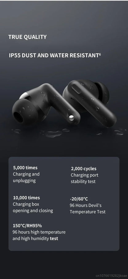 realme Buds T310 Wireless Earbuds Bluetooth 5.4 – 46dB Active Noise Cancelling HiFi Earphones with Deep Bass & Long Battery Life