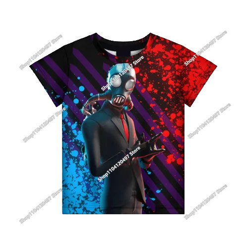 2026 Fortnite T-shirt Boys Summer Anime Game T Shirt Everyone T-Shirt Cute Tee Shirt Basic Battle Gamer Short Sleeve Man Tshirt