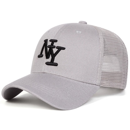 Unisex Letter Embroidery Baseball Net Caps Spring and Summer Outdoor Adjustable Casual Hats Sunscreen Hat Sports Cap