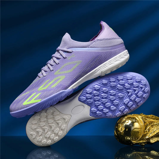 Men's Soccer Shoes Professional Football Boots Cleats Ultralight Breathable Non-Slip Grass Training Athletic Match Sports Sneakers