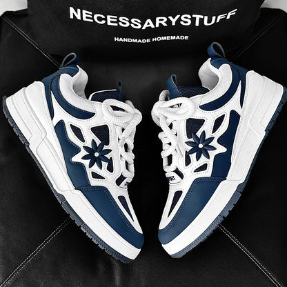 Modne męskie buty streetwear i skateboardowe, luksusowe sneakersy treningowe z oddychającej siateczki, casualowe tenisówki męskie