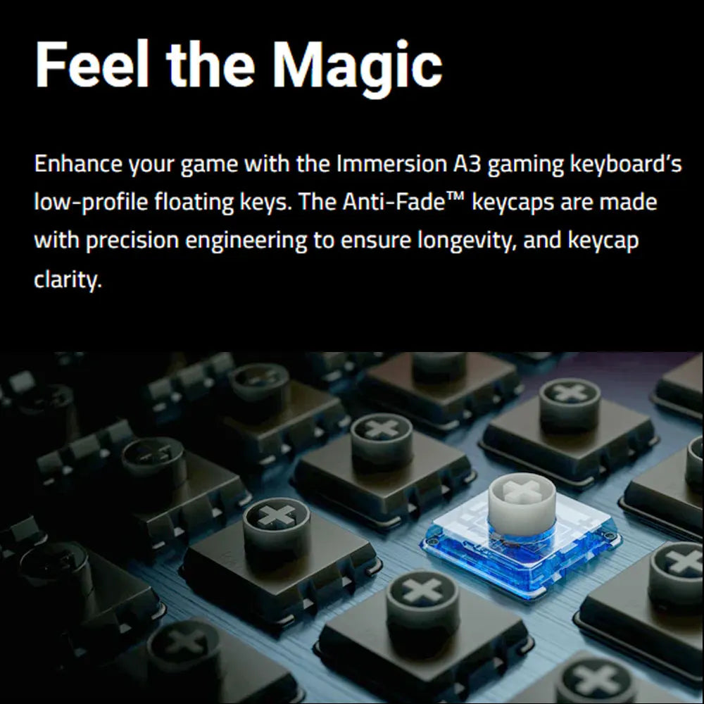 HEXGEARS A3 Mechanical Keyboard Kailh Switch Bluetooth/2.4G/Type-C Wired Connection 87 Key RGB Hot Swap Wireless Gaming Keyboard