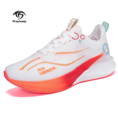 2025 Men's And Women's Professional Carbon Board Marathon Running Shoes Shock Absorption Ultra-light Stable Support Sports Shoes