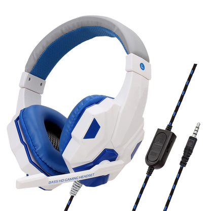 Professional Wired Gaming Headset with Noise Cancelling Microphone – Adjustable 3.5mm Stereo Headphones for PS5, PS4, PC, Laptop & Mobile Devices