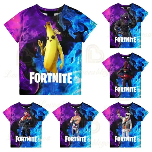 Dječja majica Fortnite Victory Game 3D, odjeća za bebe, Harajuku majica, slatki dječji topovi Battle Royale Hero za dječake i djevojčice