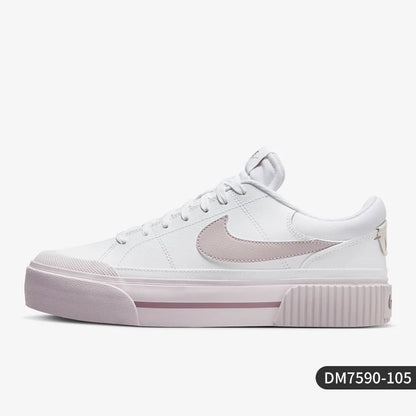 Nike, autentiche scarpe da ginnastica casual da donna con suola spessa resistente all'usura e tomaia bassa DM7590-105