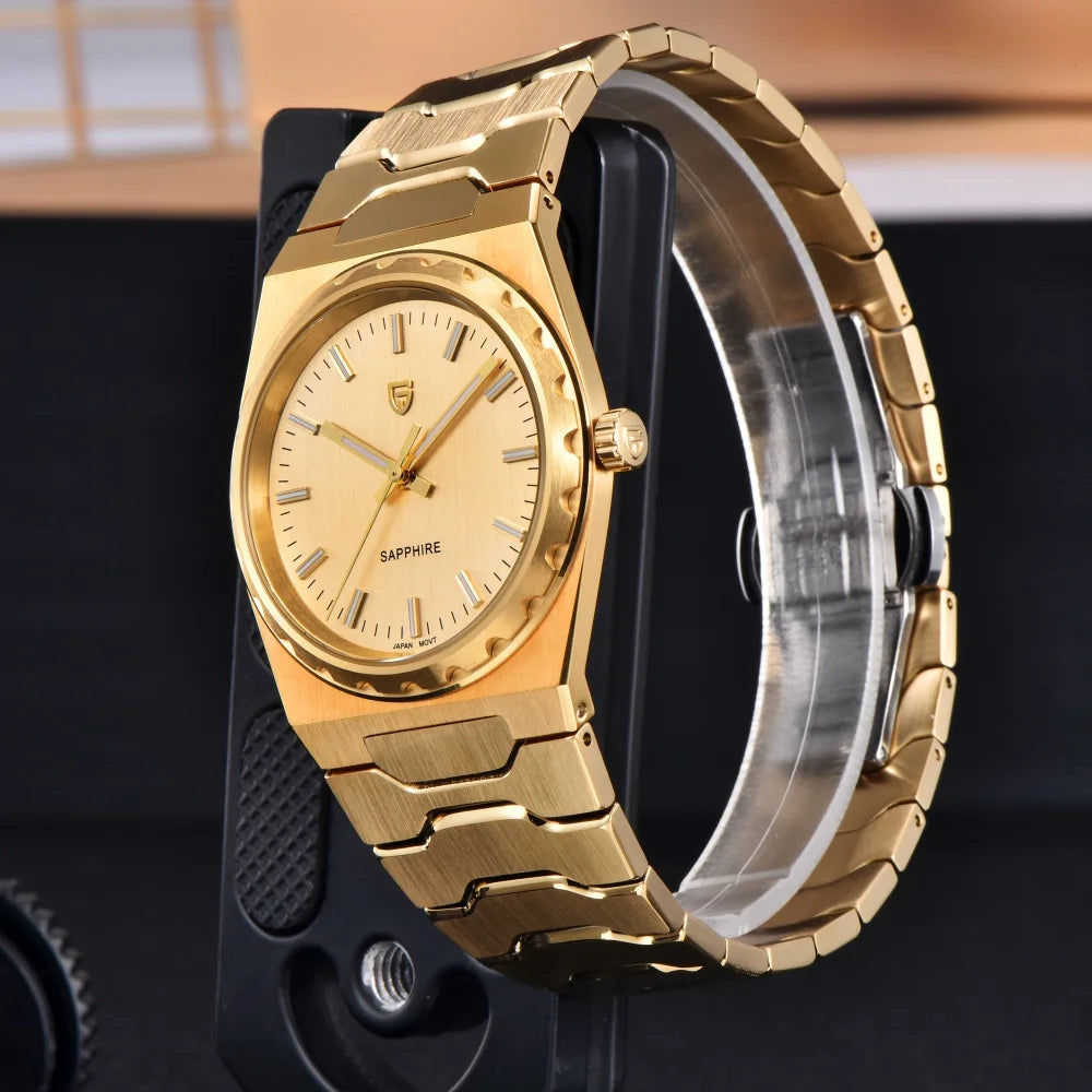 PAGANI DESIGN 2026 new ultra-thin 7mm quartz men's watch stainless steel sapphire 10Bar waterproof C3 upgrade V2 reloj hombre