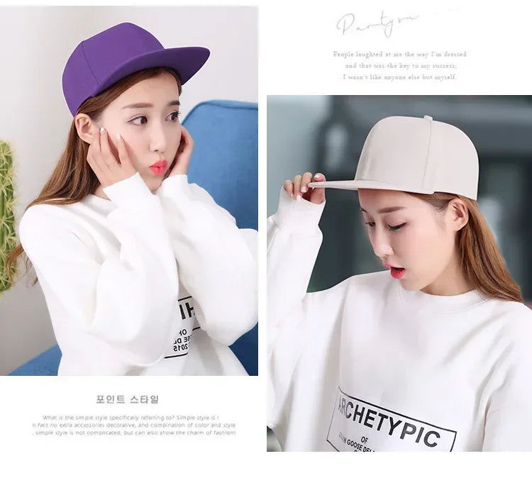 Big Bone Man Plus Size Baseballkappen für Erwachsene, flacher Schirm, Hip-Hop-Fitted-Cap, Herren und Damen, große Kappen, Snapback-Cap, Größe 6 3/4 bis 8