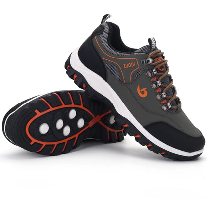Modele de toamnă și iarnă, pantofi impermeabili de drumeție pentru bărbați, pantofi sport din piele PU pentru activități în aer liber, rezistenți la uzură, pentru mers pe jos, tactici