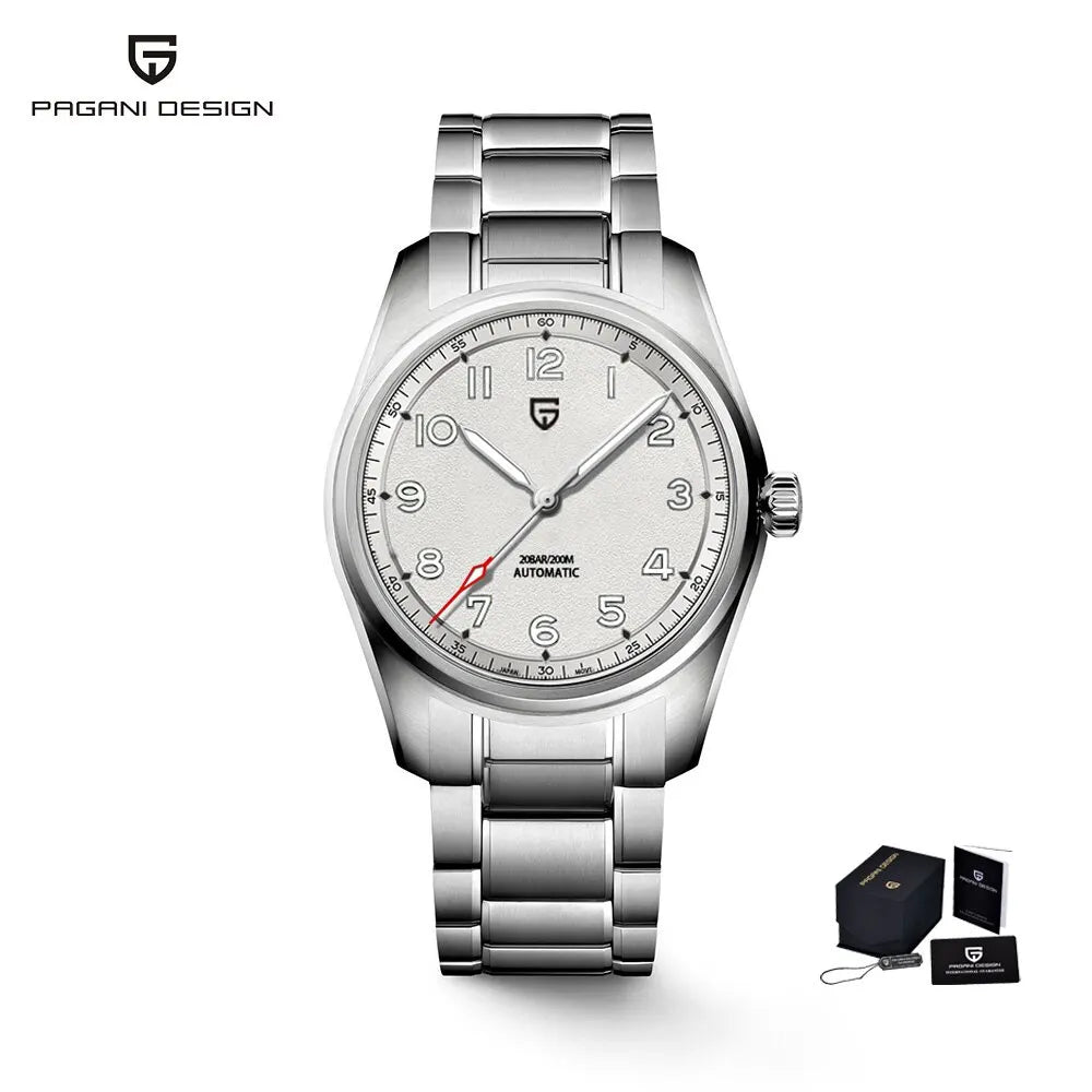 PAGANI Design 2026 New Men Automatic Mechanical Watch NH35A Sapphire Glass Stainless Steel Waterproof 200m Reloj Hombre