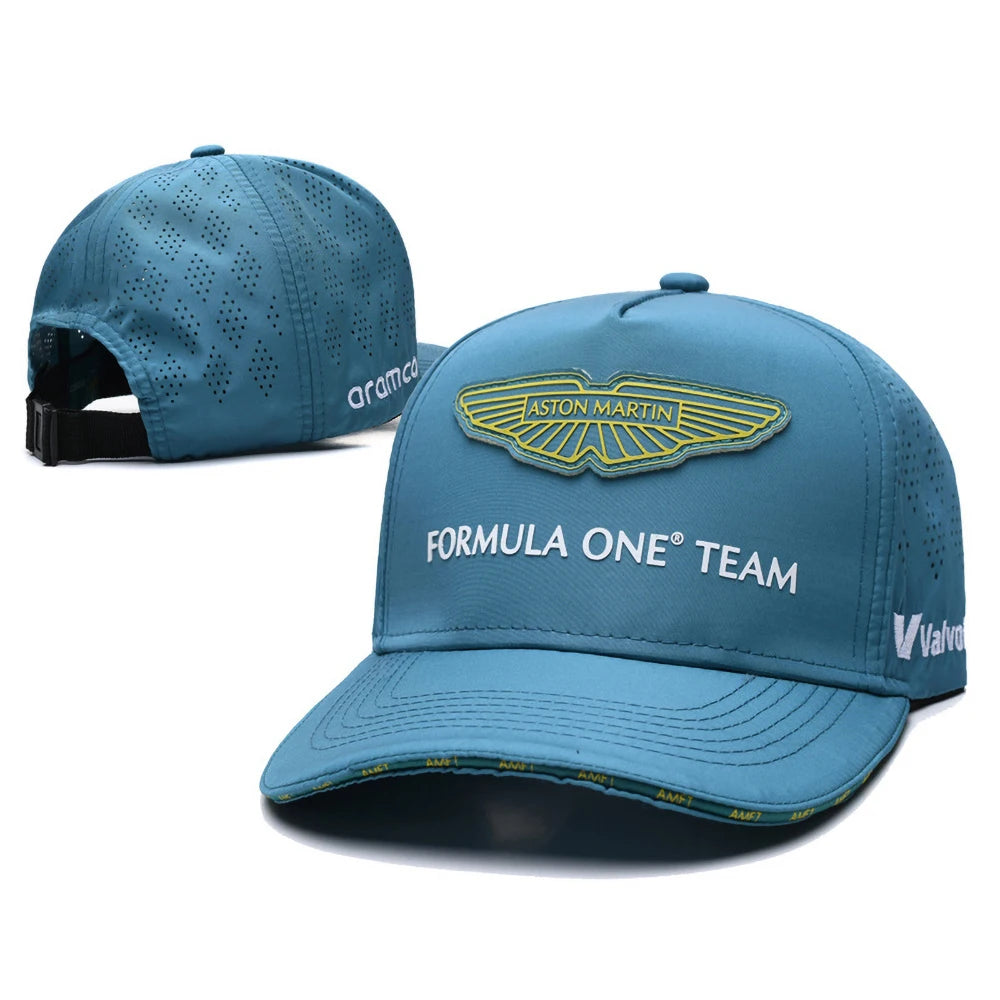 Casquette de baseball Aston Martin F1 Team Fernando Alonso pour homme, casquette à visière pour l'entraînement quotidien, casquette de sport d'extérieur, casquette anti-UV, casquette décontractée pour femme