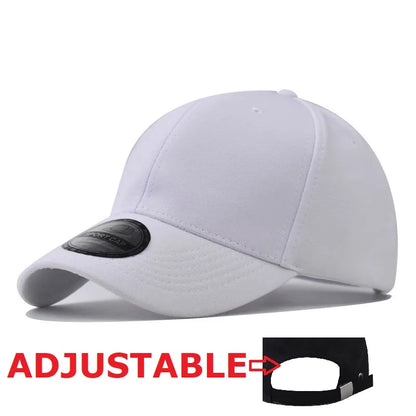 Not Adjustable Back Closed Snapback Caps Men Quality Hip Hop Fitted Hats Adult Solid Color Baseball Hats 57-58cm for Small Face