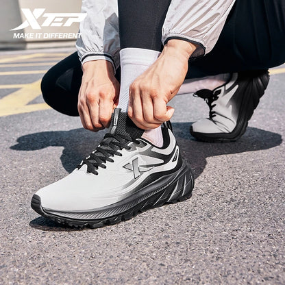 Xtep Herren-Laufschuhe – leicht, atmungsaktiv, stoßdämpfend, strapazierfähig, langlebig, gepolstert – Sneaker 875419110002