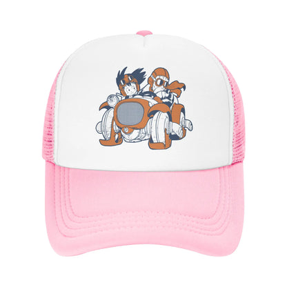 Goku Muten Roshi Dragon Ball Z Baseball Caps Sport Sun Hat Anime DBZ Hats Breathable Polyester Trucker Cap Summer Trucker Caps, Produit gaming premium Fraquane