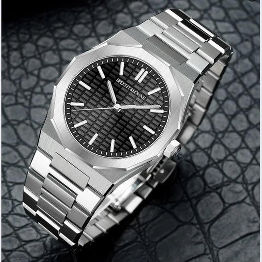 New 2026 Fashion Rare Specht & Söhne Men's Watch Ultrathin 38MM Steel Sapphire Crystal VH31 Quartz Wristwatch Relogio Masculino