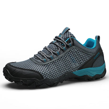 HUMTTO Shoes for Men Non-slip Sports Breathable Summer Hiking Shoes Man Outdoor Luxury Designer Trekking Climbing Mens Sneakers