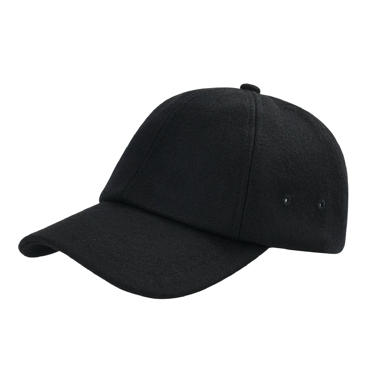 BOTVELA Herren-Baseballkappe aus Wolltweed, lässiger Stil, weich, verstellbar, unstrukturiert