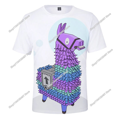 Children's Summer T Shirt Battle Royale Fortnite Hero Victory 3d T-shirt Tees Boys Girls Baby Clothes