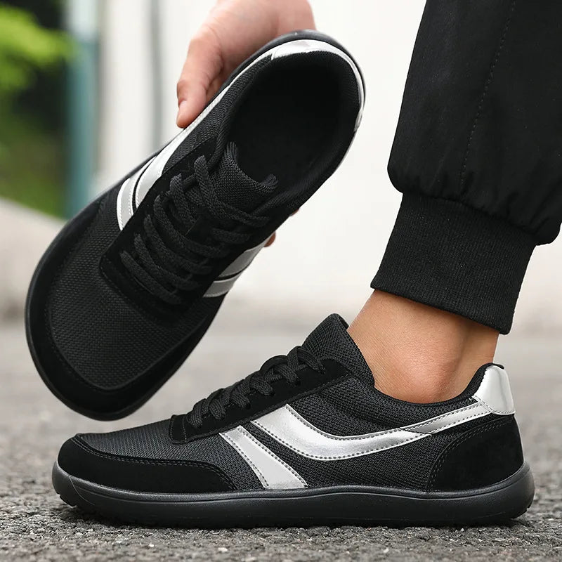 Moški čevlji s širokim prstnim delom, modni supergi, novi čevlji z mehko podplatjo in širokim kopitom, čevlji za prosti čas, unisex mrežasti čevlji za hojo bos, Tenis De Hombre