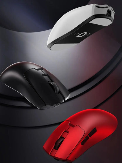 Delux M800mini Wireless Gaming Mouse, 46g Lightweight, PAW3395/PAW3311, 1KHz Polling Rate for Small to Medium Hand PC Gamer