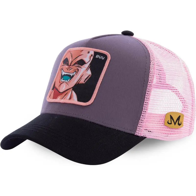Dragon Ball Son Goku-Kappe, Sommer-Reisekappe mit Schirm, Herren-Kappe mit Stickerei, Hip-Hop-Mesh-Kappe, Sonnenvisier, Baseballkappe, Outdoor-Sport