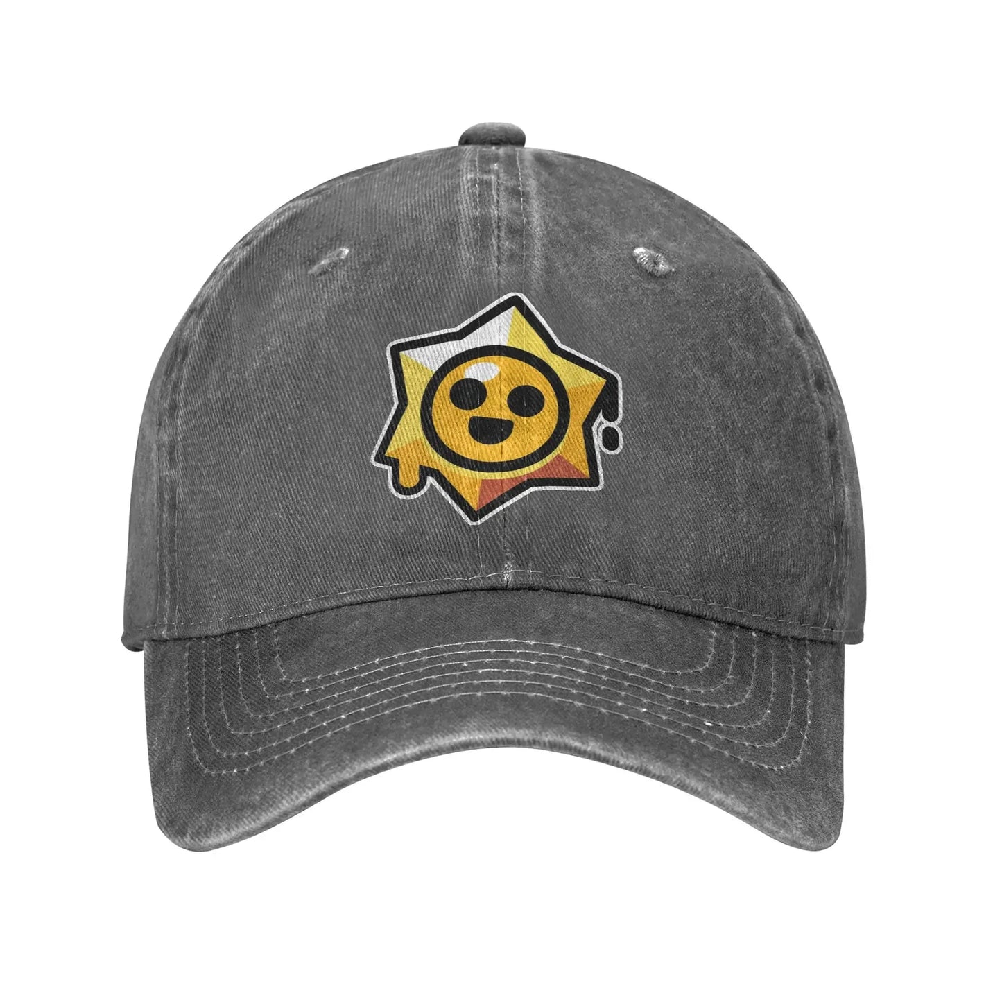 player B-Brawls Baseball Caps Retro Distressed Washed  Sun Cap Unisex Style Outdoor Running Golf  Adjustable Hats Cap