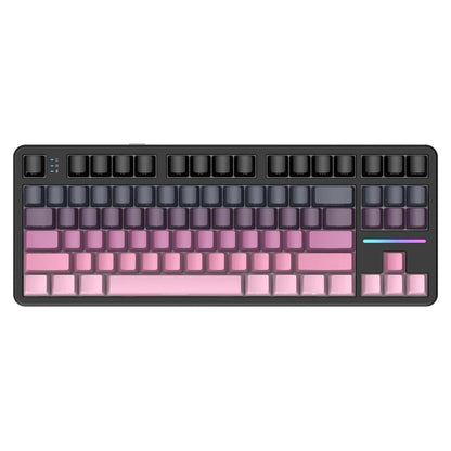 Attack Shark X87 Wireless Mechanical Keyboard, Hot Swappable Gasket Gaming Keyboard RGB Backlit Gaming Keyboard, BT/2.4GHz/USB-C