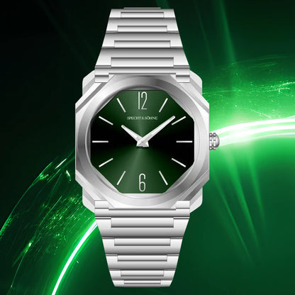 2026 New Fashion 38MM Specht & Söhne Ultrathin Quartz Watch For Men 316L Stainless Steel Watches Sapphire Crystal 50M Waterproof