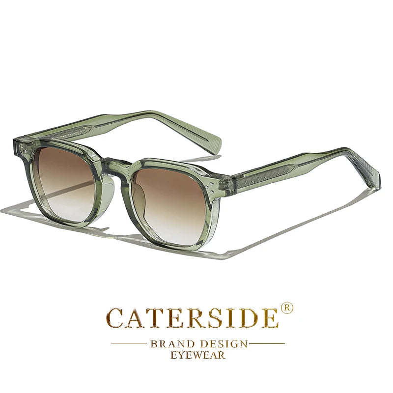 1/2/3 Pairs CATERSIDE Fashion Men Sunglasses Retro Brand Design Polycarbonate Frame Sun Glasses Women Travel Party Eyeglasses