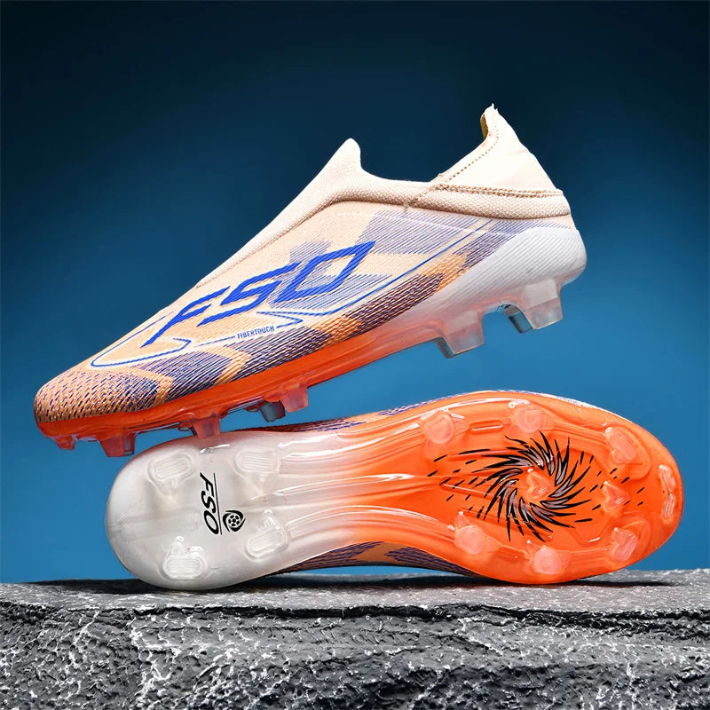 New Men's Football Boots Ultralight Sport Indoor Cleats Soccer Shoes Grass Adult Non-Slip Non Slip Fg Turf Futsal Comfortable