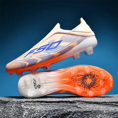 New Men's Football Boots Ultralight Sport Indoor Cleats Soccer Shoes Grass Adult Non-Slip Non Slip Fg Turf Futsal Comfortable