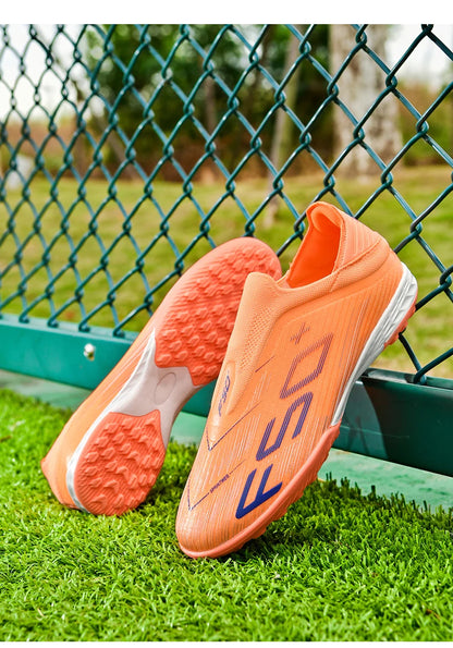 New Men's Football Boots Turf Comfortable Ultralight Soccer Shoes Non Slip Sport Fg Grass Cleats Futsal Indoor Adult Non-Slip