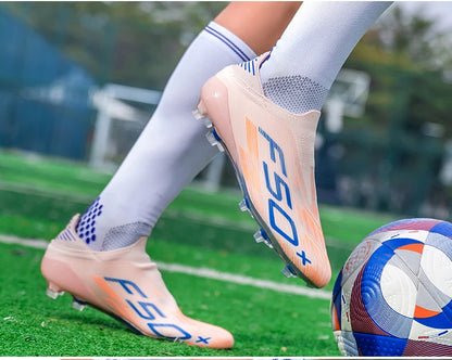 New Men's Soccer Shoes Grass Football Boots Ultralight Sport Comfortable Indoor Cleats Non Slip Fg Turf Futsal Adult Non-Slip