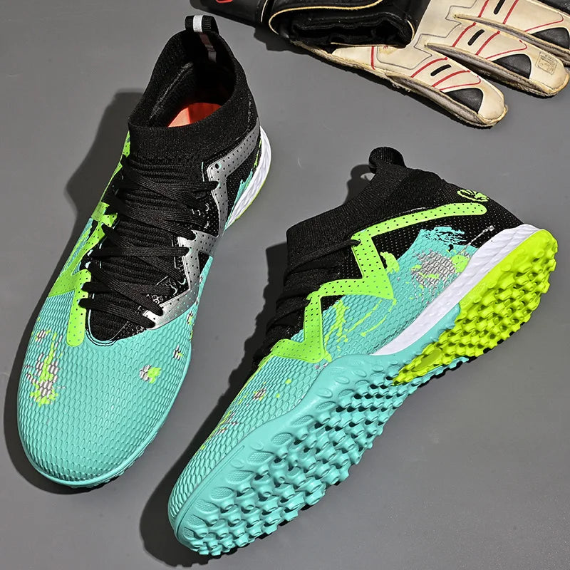 Scarpe da calcio TF da uomo, professionali e confortevoli, di alta qualità, scarpe da calcetto da uomo per adulti, casual e ultraleggere
