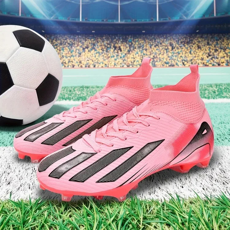 New Men's Football Boots Adult's Soccer Field Shoes Teenager's Sports Cleats Outdoor Grass Training Boots High Quality Sneakers