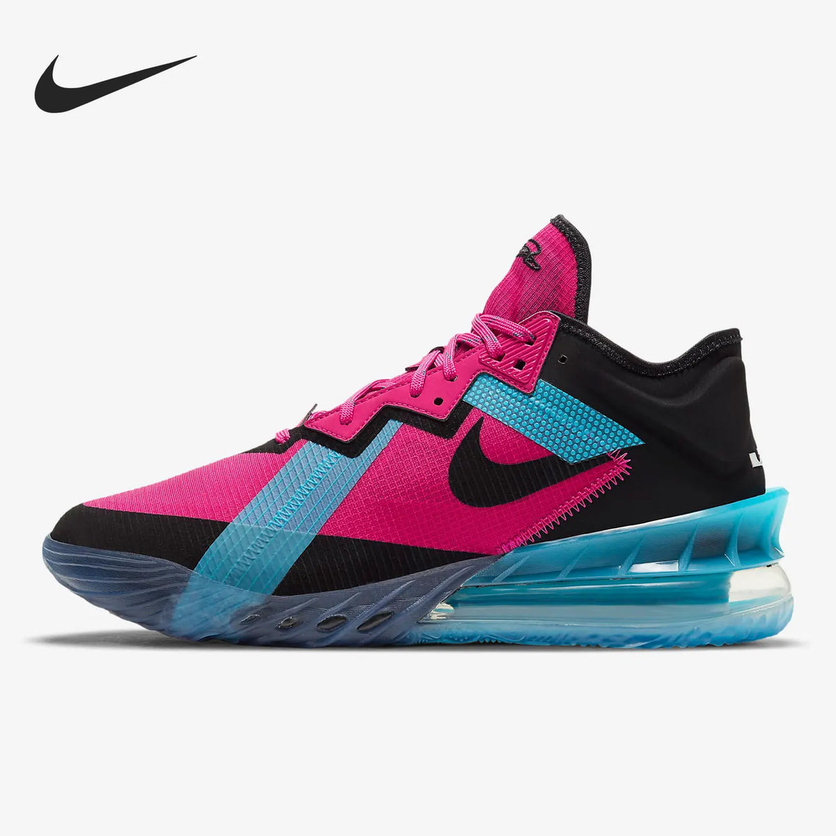 Ténis de basquetebol desportivos Nike LEBRON XVIII LOW EP originais para homem e mulher CV7564-600