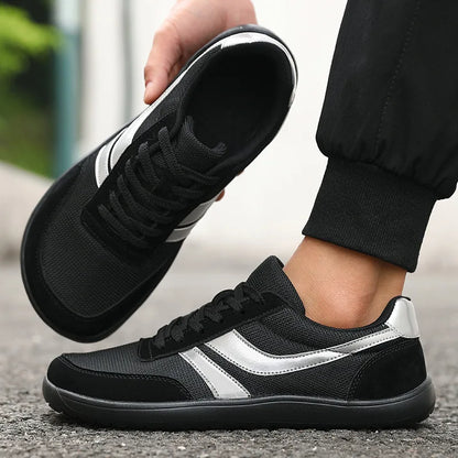 Moški čevlji s širokim prstnim delom, modni supergi, novi čevlji z mehko podplatjo in širokim kopitom, čevlji za prosti čas, unisex mrežasti čevlji za hojo bos, Tenis De Hombre