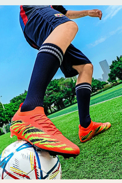 New Men's Football Boots Sport Soccer Shoes Match Unisex Ultralight Cleats Comfortable Non-Slip Outdoor Adult Grass High-quality