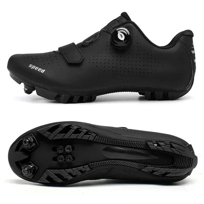 Nauji unisex dviračių sportbačiai su plokštele vyrams ir moterims, skirti plento, kalnų dviračių ir MTB lenktynėms, SPD – Zapatillas Ciclismo MTB