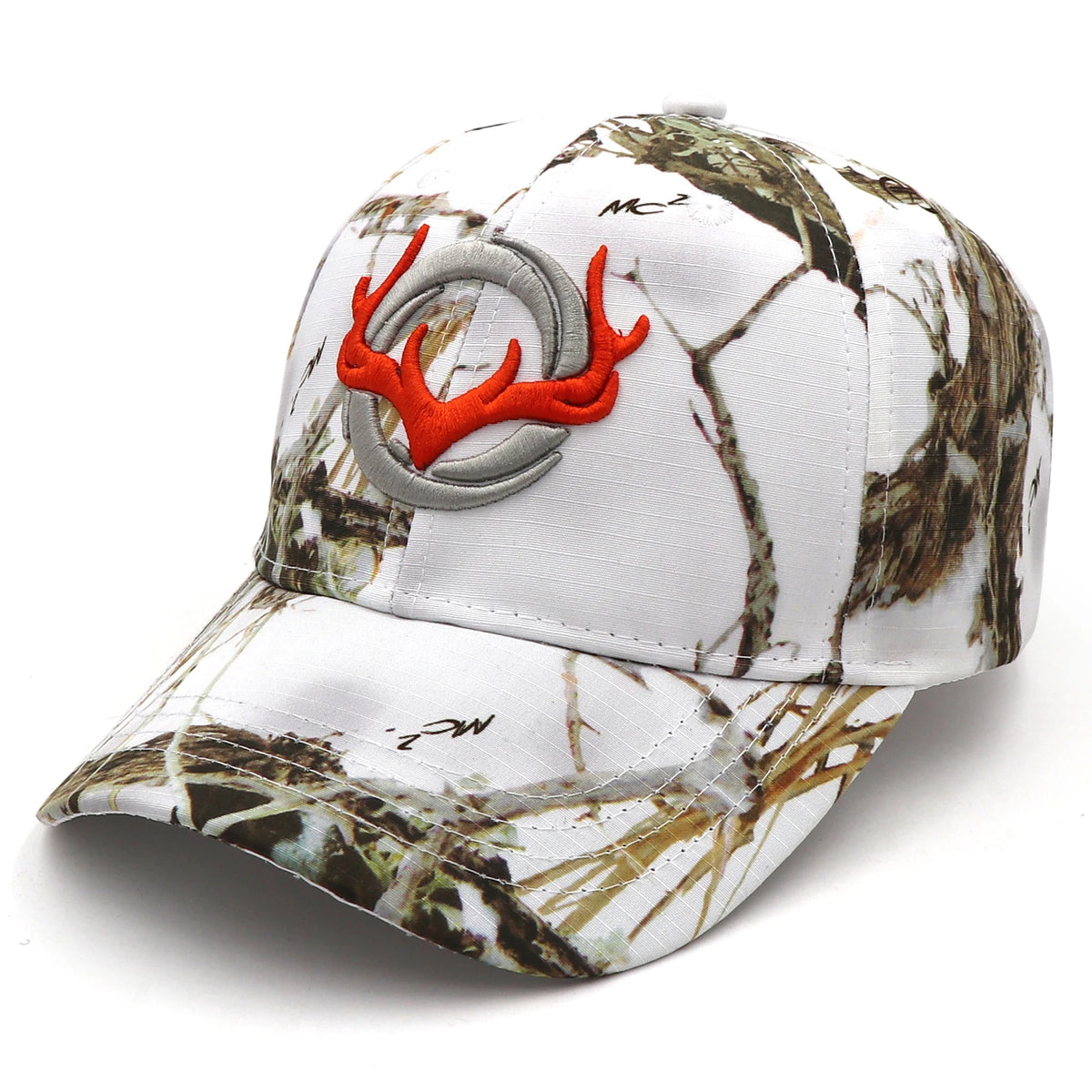 KOEP - Nouvelle casquette de baseball camouflage - Casquettes de pêche pour hommes - Chapeau de chasse camouflage pour les activités de plein air - Chapeau de jungle - Casquette de randonnée avec tête de cerf en 3D