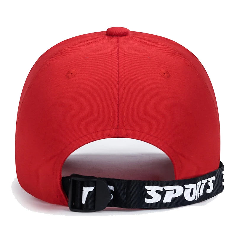 R-Buchstabe, Bandstickerei, Baumwolle, verstellbar, Baseballkappe mit festem Schirm, Sonnenhut, Trucker-Caps, Hip-Hop-Caps