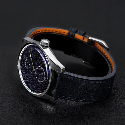 Sugess Mens Watch Automatic ST1721 Movement Aventurine Mechanical Wristwatches Hardlex Glass Fashion Simple Business Clock S451