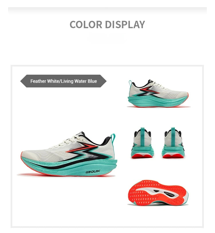 361 Degrees Flame 4.0 MIX Herren-Laufschuhe mit Carbonplatte, für Wettkämpfe und Marathon, stabiler Rückprall, verschleißfest, Herren-Sneaker 672512204