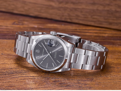 Baltany Men Automatic Watch 36MM Mechaical Wristwatch Bubble Sapphire 10ATM Waterproof C3 Luminous NH35