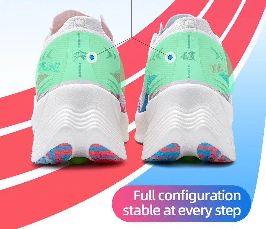 ONEMIX New Marathon Carbon Plate Running Racing Shoes Men Professional Stable Support Shock-relief Ultra-light Rebound Sneakers