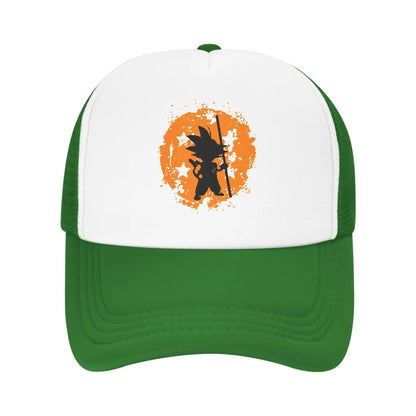 Unisex Dragon Ball Z Goku Dbz Trucker Hats Outdoor Mesh Baseball Caps Snapback Caps Hats Sun Caps Trucker Cap High Quality, Produit gaming premium Fraquane