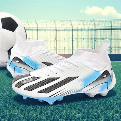 New Men's Football Boots Adult's Soccer Field Shoes Teenager's Sports Cleats Outdoor Grass Training Boots High Quality Sneakers